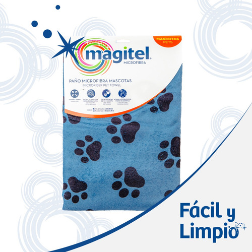 Paño De Microfibra Para Mascotas Ultra Absorbente Magitel