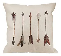 Comprar Hgod Designs Funda De Almohada Con Flechas, Flechas Dibujada