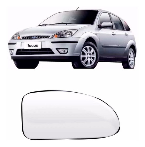 Vidrio Espejo Retrovisor P/ Ford Focus I 1999 A 2010 Derecho