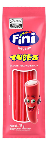 Display Fini Tubes Morango Azedinho 12unx15g