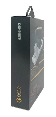 Imagen 5 de 6 de Cargador Qc3.0 De Carga Rapida Eseekgo Tipo C Color Blanco
