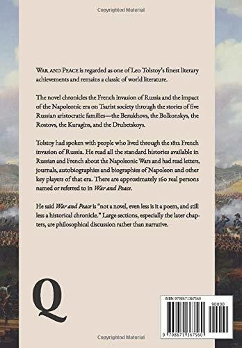 War And Peace - Tolstoy, Leo, De Tolstoy, Leo. Editorial Independently Published En Inglés