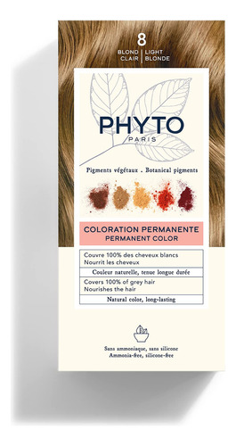  Phyto Phytocolor - Tinte Permanente Para El Cabello, Rubio C