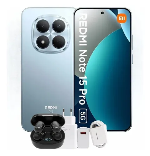 Xiaomi Redmi Note 15 Pro 5g Dual Sim 8gb 256gb + Fone Global