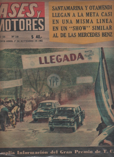 Antigua Revista De Autos - Ases Y Motores  Nº 148 - Año 1965