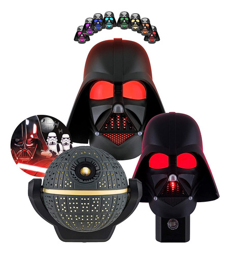 Star Wars Luz Nocturna De Darth Vader Que Cambia De Color + 