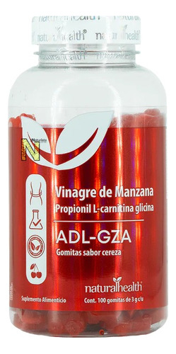 Vinagre De Manzana Y L Carnitina (100 Gomitas) Naturalhealth