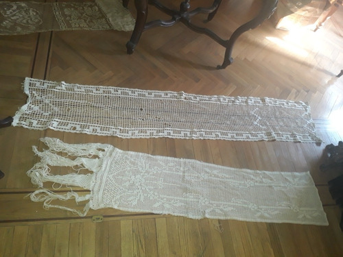 Antiguos Tapices,cortina,sendero D Macramé Crochet Desde1000