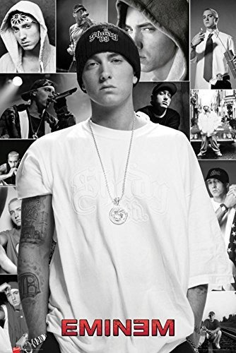 Pósteres Eminem Collage Poster 36 X 24 Inches