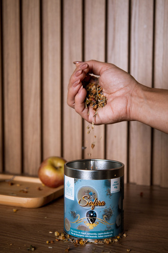 Chá Relaxante - Chá Misto, Camomila E Capim Limão Lata 40g