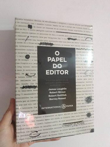 Livro O Papel Do Editor - International Paper