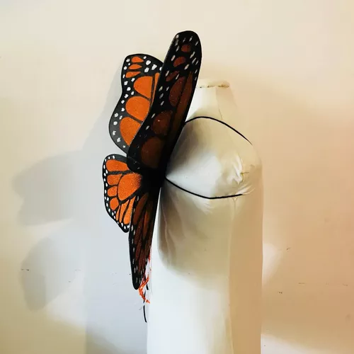 En stock Alas de disfraz de Halloween de mariposa monarca para mujer Alas  de hada para adultos -  México