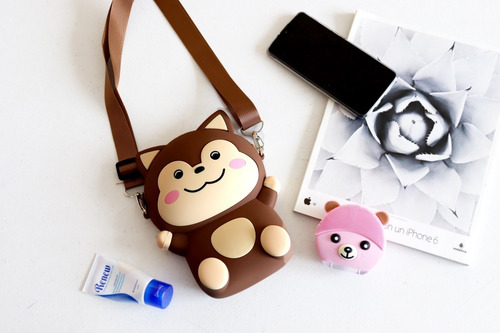 Imagen 2 de 5 de Bolso Silicona De Moda Estilo Coreano Con Correa