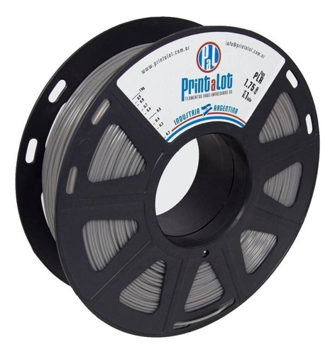 Imagen 1 de 1 de Filamento 3D PLA Printalot de 1.75mm y 1kg gris