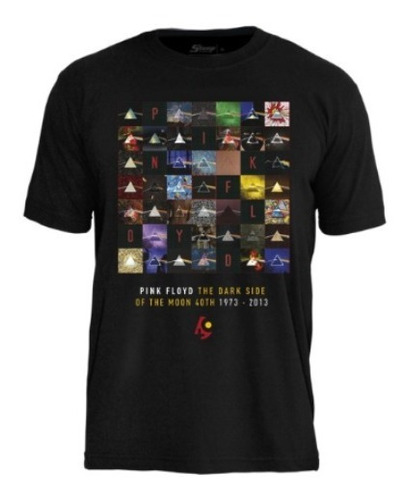 Camiseta Pink Floyd Quadrados