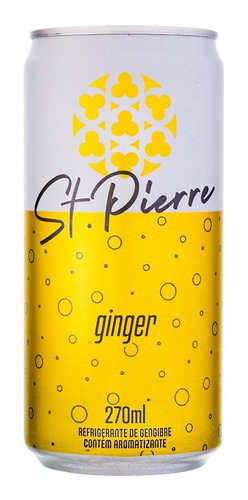 Água Tônica St Pierre Gengibre Ginger Lata 270ml