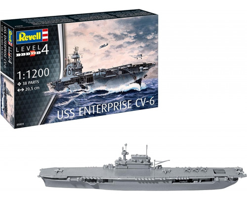 Revell 05824 Uss Enterprise Cv 6 1:1200