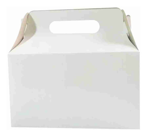 Imagen 4 de 4 de Cajita Feliz Cfz2 X 10u Packaging Blanco Madera