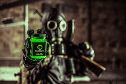 Imagem 5 de 7 de Bbs Airsoft Munição Esfera Bioattack Traçante Premium 0.25g