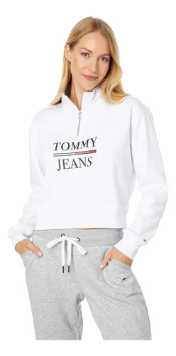 TOMMY HILFIGER: Sudadera para mujer, Blanco  Sudadera Tommy Hilfiger  WW0WW39791 en línea en