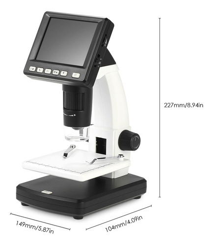 Microscopio Digital Portátil Profesional Con Pantalla Lcd