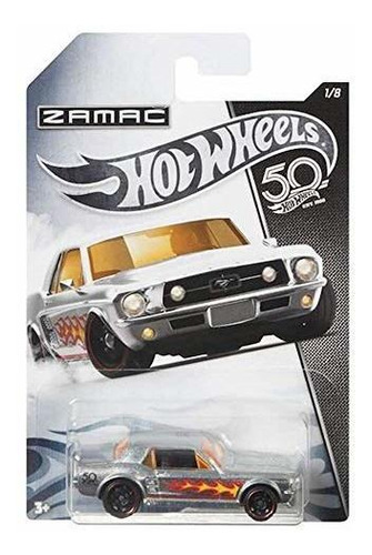 Hot Wheels Zamac '67 Ford Mustang Coupé 1/8 50 Aniversario
