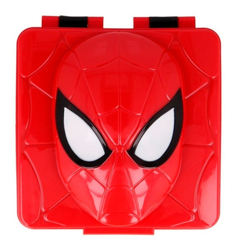 Recipiente Sandwichera 3d Spiderman Ha188 Cresko