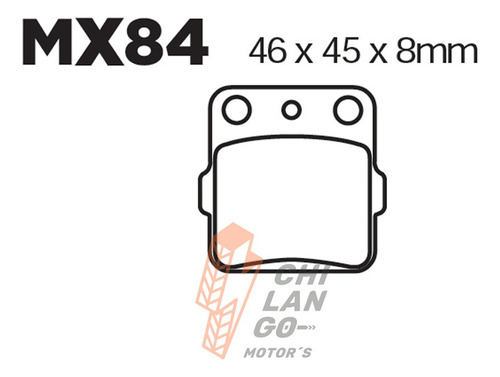 Balatas Tra. Honda Atc 250 R 83-84