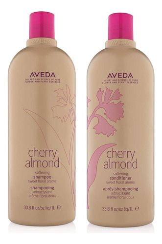 Aveda Champú Y Acondicionador Suavizante Cherry Almond Duo.