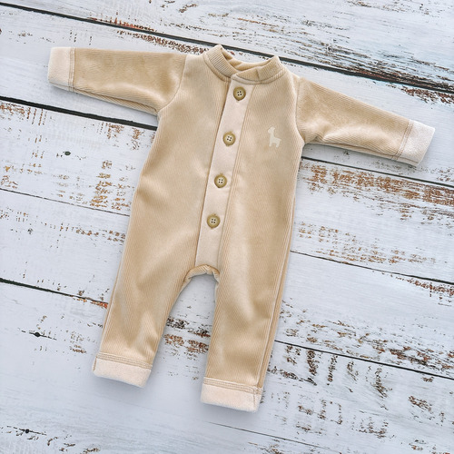 Enterito Bebe Varsity Abotonado Frontal Doble Abrigo