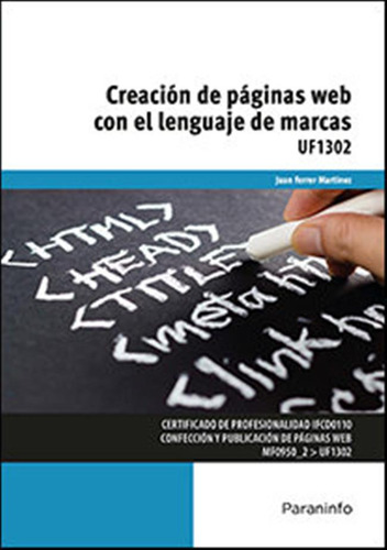 Creacion De Paginas Web Con El Lenguaje De Marcas - Aa,vv