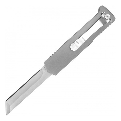 Navaja Tipo Gravity Knife Color Plateado