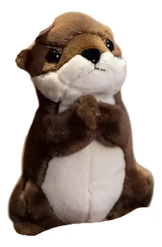 Uni-Toys - Nutria de pie - 32 cm (Longitud) - Nutria de Peluche - Peluche Uni-Toys - Nutria de pie - 32 cm (Longitud) - Nutria de Peluche - Peluche