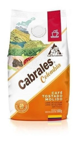 Cafe Molido Cabrales Colombia 500gr Tostado