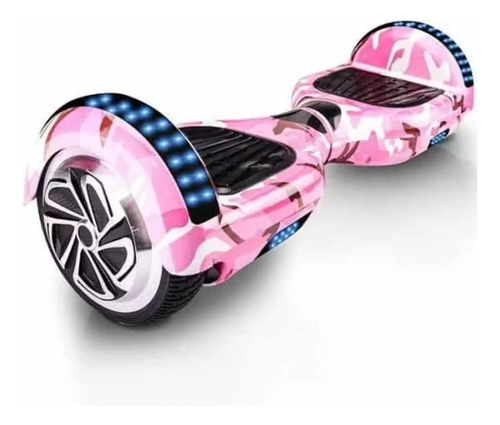 Hoverboard Skate Elétrico Led Bluetooth Bolsa Lilás Galáxia 