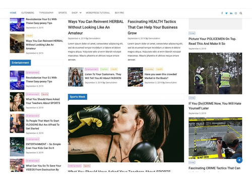 Plantilla Template Wordpress Para Revistas Periódicos