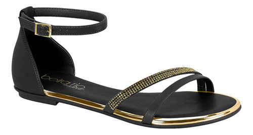 Sandalias Mujer Beira Rio 8367.640.23816 (33-39) Negro