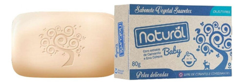 Sabonete Natural Baby Camomila E Erva Cidreira Suavetex 80g