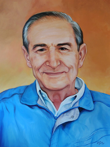 Retratos Personalizados Pinturas Sobre Lienzo Por Encargo