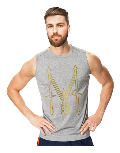 Madonna Mdna Golden Logo Playera Sin Mangas Tank Top Gym 