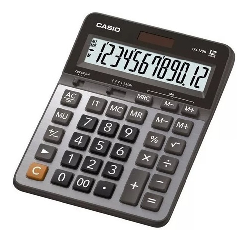 Calculadora De Escritorio Casio Gx-120b 12 Digitos