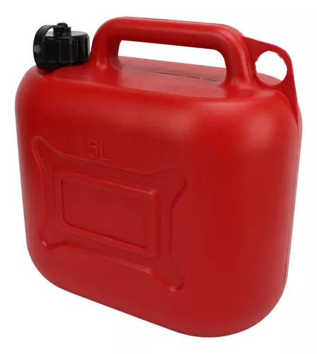 Bidón de gasolina de 5 galón de capacidad, contenedor de combustible rojo  2023