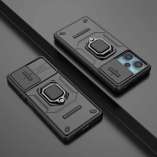Funda De Cámara Con Lente Deslizante For Xiaomi Poco F5 X5