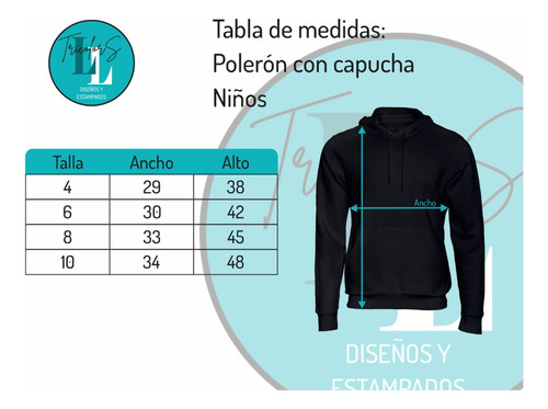 Imagen 2 de 2 de Poleron De Niño Estampado Diseño Nirvana