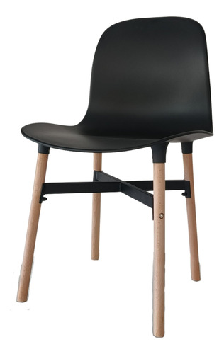 Silla Comedor Flia Hdc Group Turín Pack De 4 Sillas Negro