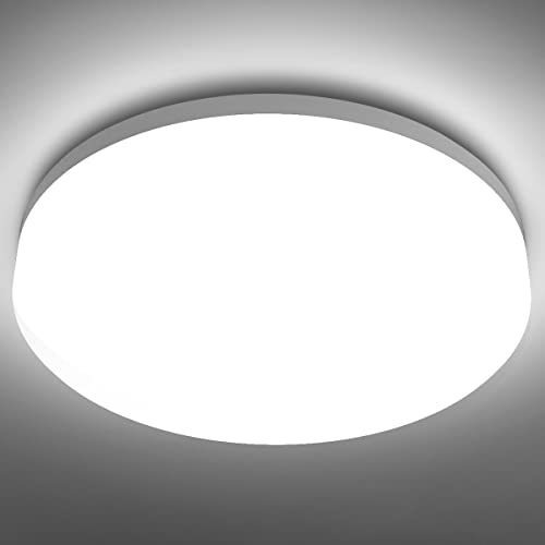 Plafón Led Lámpara Techo Impermeable Baño 5000k Brillante