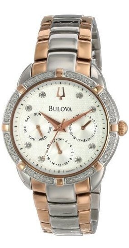 Reloj Multifunción Bulova 98r177 Para Mujer