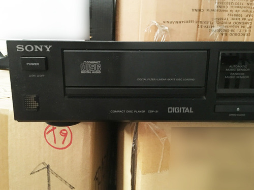 Sony Bandeja Cd Compact Disc Player Cdp-21 - Leer