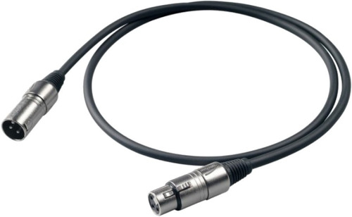 Cable Xlr Macho Xlr Hembra 1mt Canon Microfono Par X2 Unidad