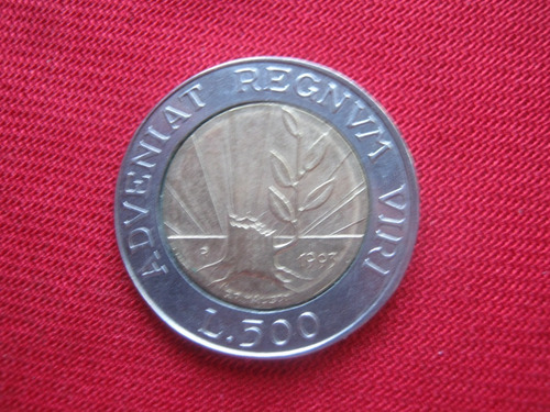 San Marino 500 Lira 1993  Bimetálica 